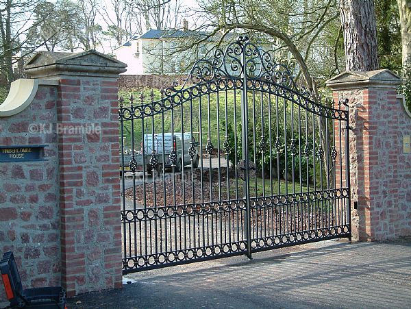 Wrought iron Gates in London and Somerset.